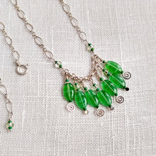 Load image into Gallery viewer, Jungle Green - Seven Drop Necklace
