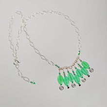 Load image into Gallery viewer, Jungle Green - Seven Drop Necklace
