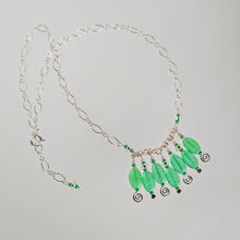Load image into Gallery viewer, Jungle Green - Seven Drop Necklace