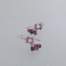 Load image into Gallery viewer, Czech Loop - Three Drop Earrings
