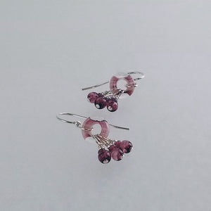 Czech Loop - Three Drop Earrings