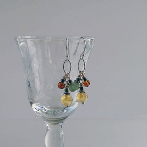 Trio Earrings ~ Seaside Hues