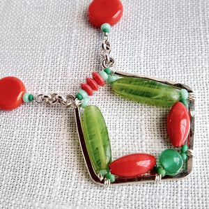 Tropicalia Necklace - Vintage Glass