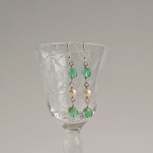 Apatite Triplet Earrings